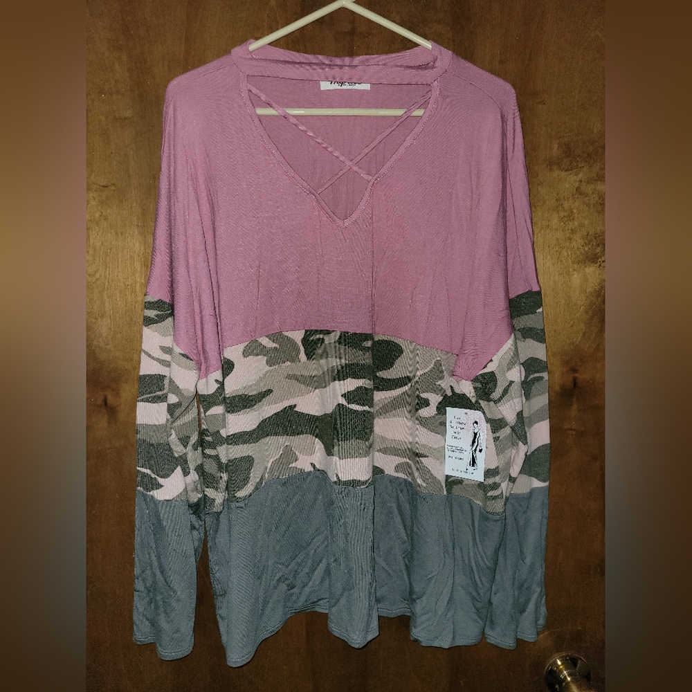 Womens long sleeve top